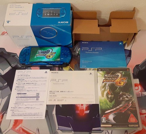 Sony psp 3000 vibrant - psp-3000, blue