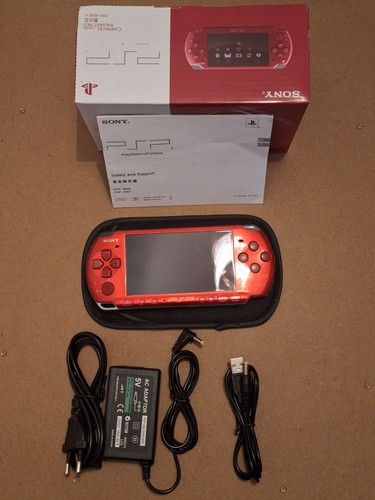 Console psp 3000 - red, (radiant