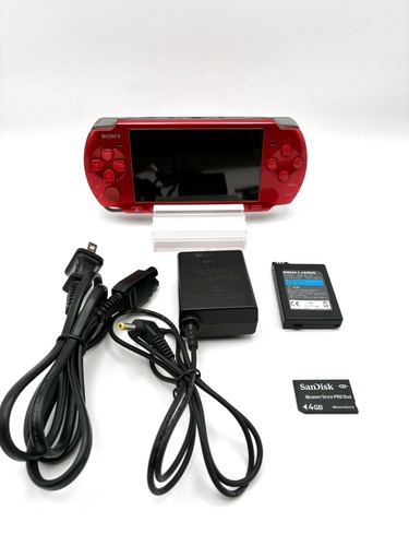Console psp 3000 rossa set - rossa,