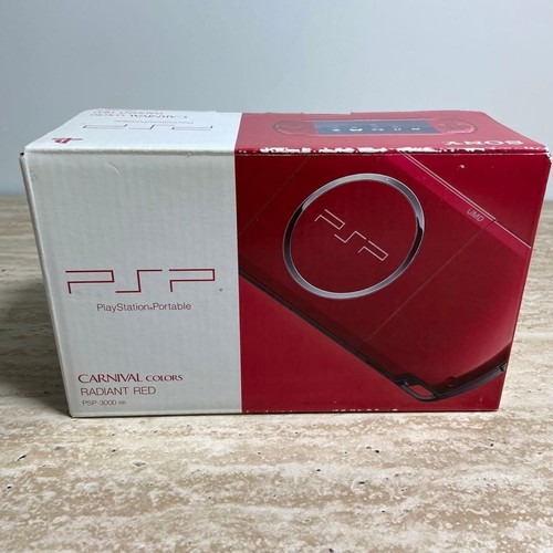 Console sony psp 3000 rosso - psp,