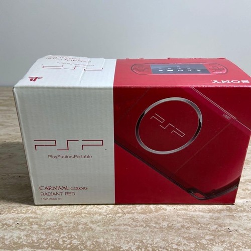 Sony psp 3000 rosso radiante - psp-3000,