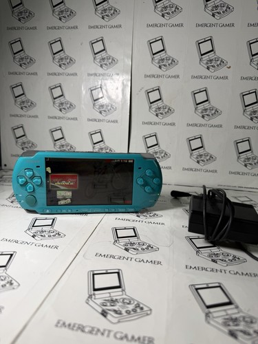 Psp 3004 console turquoise - psp,