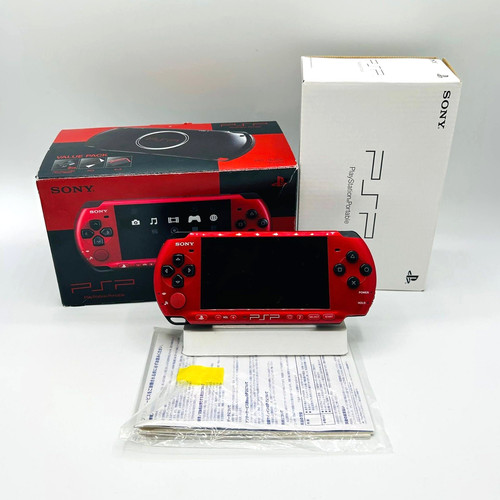Sony psp 3000 console - psp-3000, red