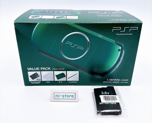 Sony psp 3000 console verde - sony, psp-3000