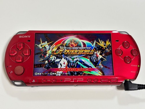 Console sony psp - psp-3000, rosso